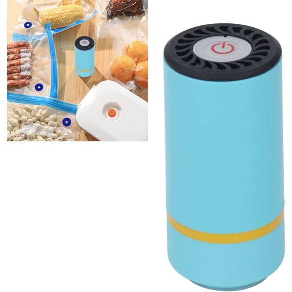 1 Stycke (Blå) Vakuumförpackningsmaskin, Hög Effektivitet Vakuum