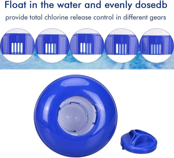 2 stk. Flydende Klor Dispenser, 13CM Swimmingpool