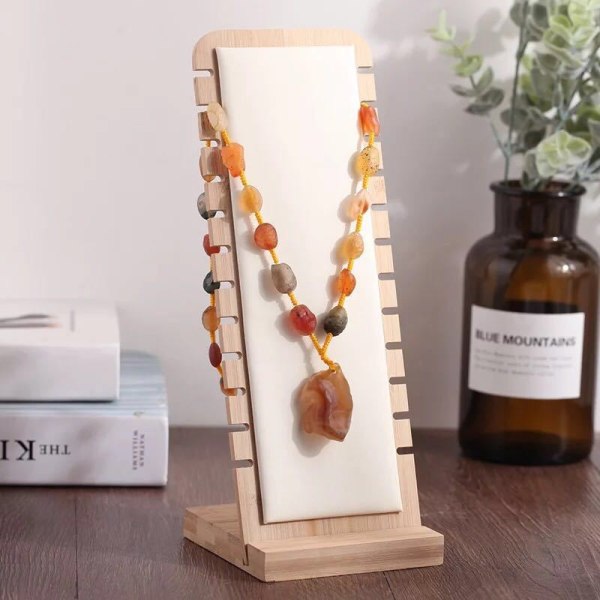 Bamboo jewelry display for necklaces, bracelets, earrings,