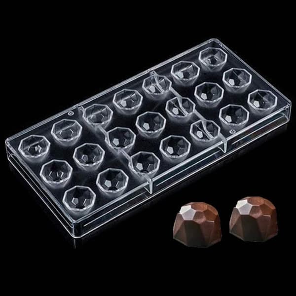 21 Hulls Chokoladeform, DIY Transparent Form, DIY Chokolade