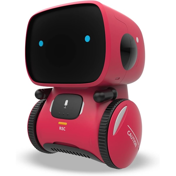 Robot Legetøj til Børn, Interaktivt Smart Robot med Berøringsføler, Stemmestyring, Spansk Talegenkendelse, Sang, Dan