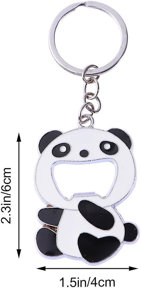 10 KPL Panda Olut- ja Limonadipullonavaaja Avainperä
