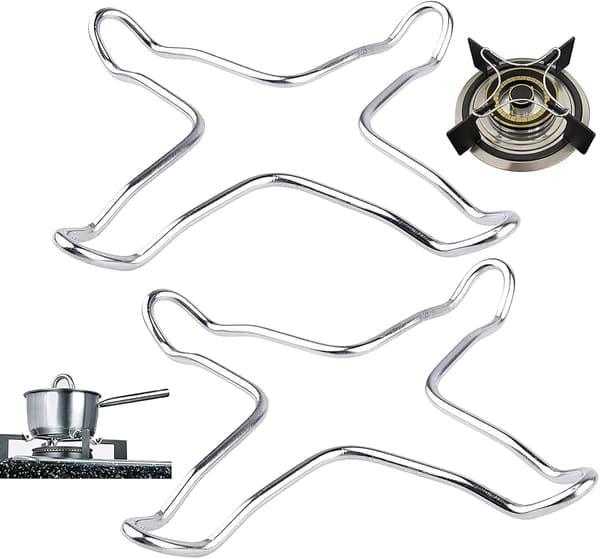 2 stk. Universal støpejernsgassring, Universal komfyrholder