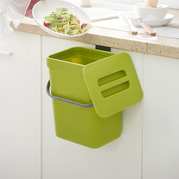 1 st Kompostbehållare för Köket - Liten 3L Sopsäck med Lock