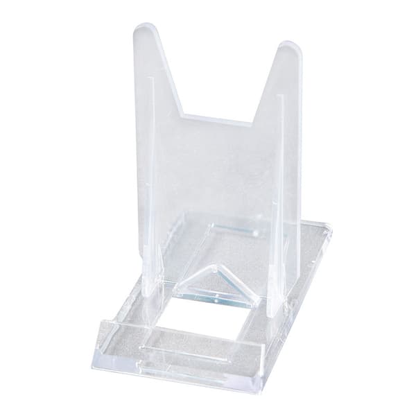 10 stk. Klar Justerbar Display Stativ Flad Display Stativ Plast