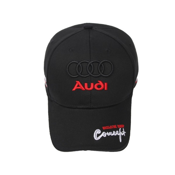 1 kpl musta auton logo baseball-lippis Audi Audi kirjailtu