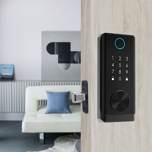 Elektronisk Tastatur Dørlås, Bluetooth APP Hjem Smart