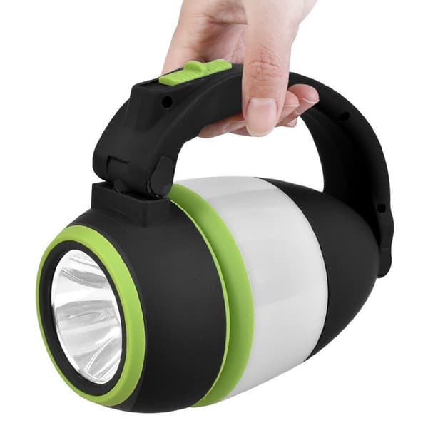 Campinglampe, oppladbar, vanntett, LED-campinglys, USB