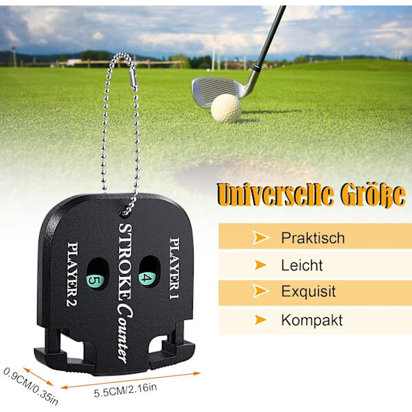 2-pack golfpoängräknare, utomhussportsräknare