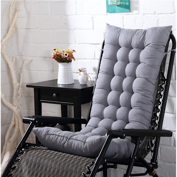 1 stk. græsgrøn 40 * 110 * 8 cm tyk recliner pude,