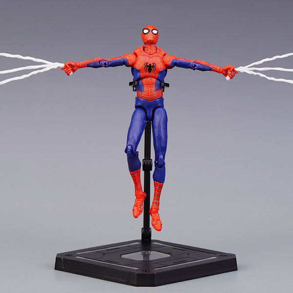 SV ACTION Spider-Man: Into the Spider-Verse Fet Peter Parker Actionfigur Modell