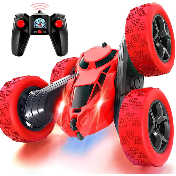 Fjernbetjening Bil Stunt RC Biler, 90 Min Spilletid, 2.4Ghz Dobbelt