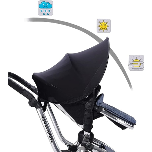 Solskærm til Barnevogn, UV-Beskyttelse, Buggy