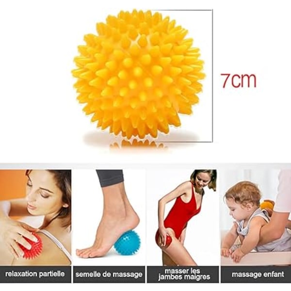 3 Massagebolde, Massagebold Pindsvinbold Spidset