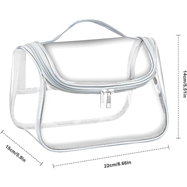 Transparent Travel Makeup Bag Waterproof PVC Makeup Bag with