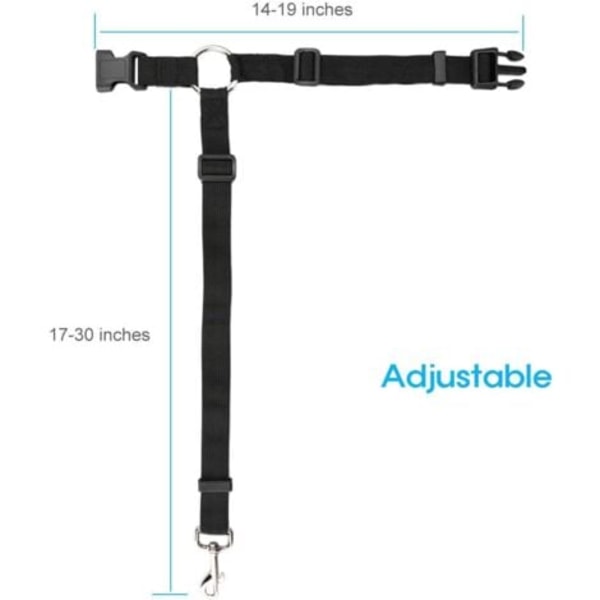 Auton turvavyö koiralle, lemmikille, kissalle, valjaat, hihna, remmi, klipsi