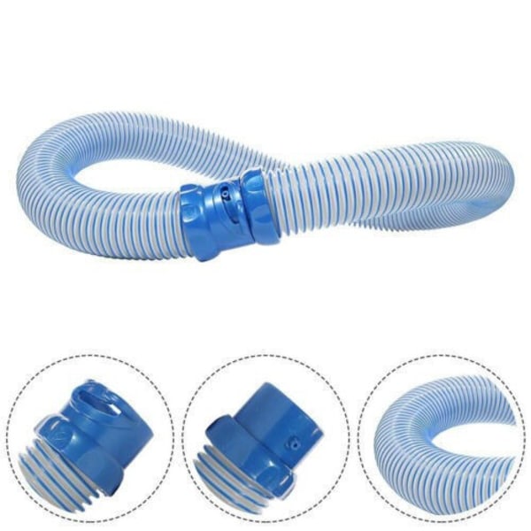 Set med 1 Twist Lock slangsektion, 1 x 1 m, för hydrauliska poolrengöringsrobotar, Blå