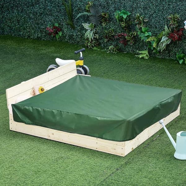 (L)Sandpit presenning, sandpitdeksel, vanntett sandpit, sandpitdeksel