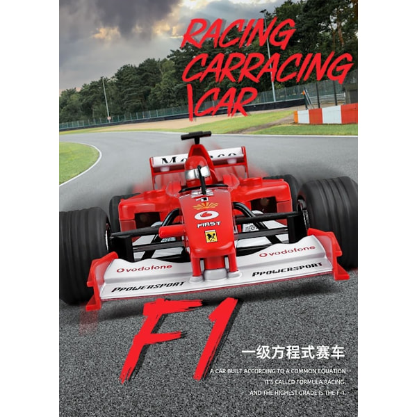 1:32 F1 Racing Bilmodell 2024 Legering Modell Ornament Realistisk Bil Samlarobjekt Leksak Present