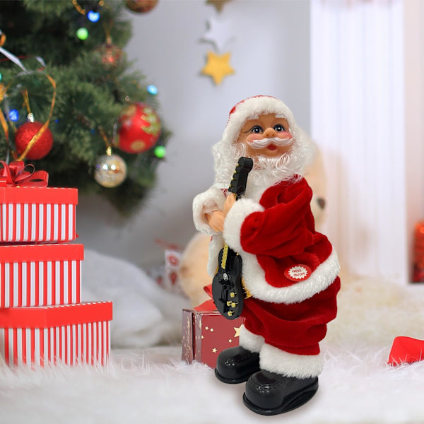 1 Glad Dansande Tomte-leksak