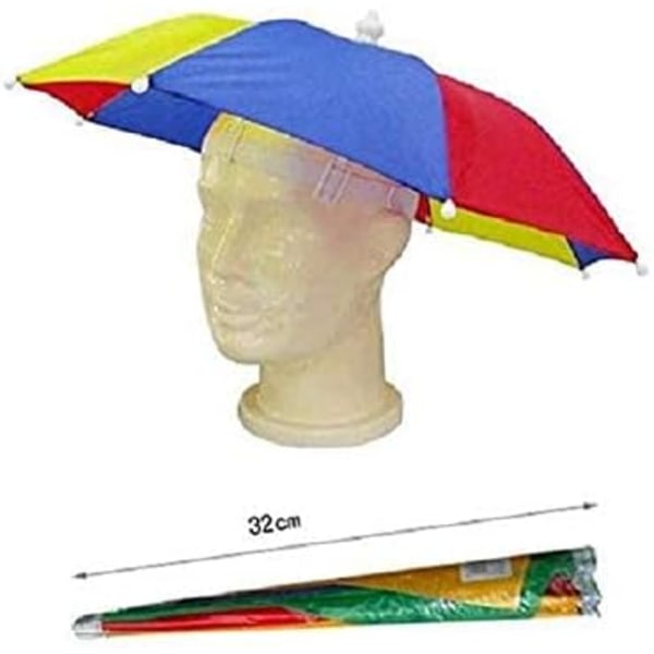 32 cm vandmelon farve paraply kasket, turisme fiskeri paraply
