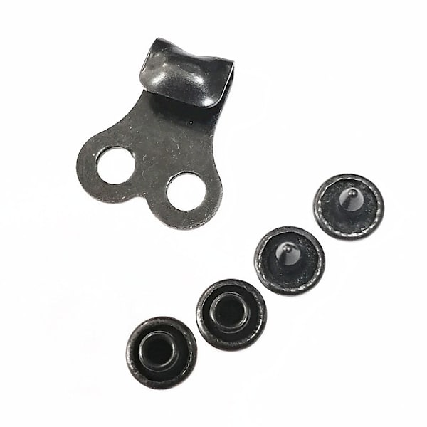 2 Par Alloy Skohekter med Nitter for Vandresko