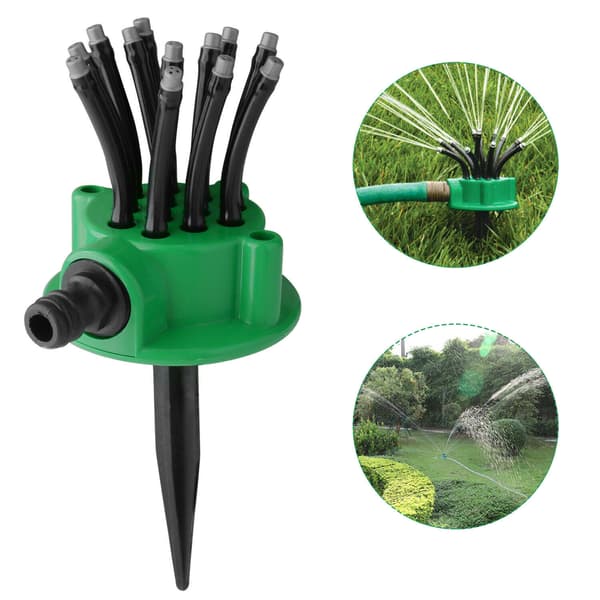 Helt Automatisk Hage Multi - Hode Sprinkler 360 Grader Blomst