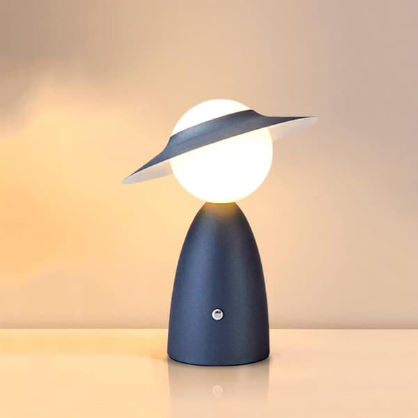 Sladdlös bordslampa i metall med touch-sensor