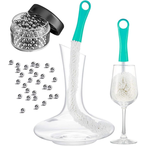 Bottle Cleaning Brushes Brush, Soft Foam Wine Glass Bottle Mouth