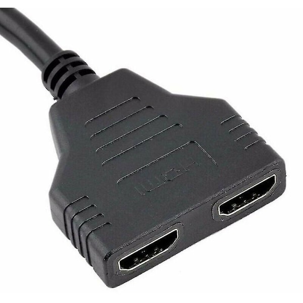 Y-jakaja HDMI 2 -liitäntään, 1080p, HDMI-yhteensopiva V1.4 -uros - 2 naaras -sovitinkaapel, 1 sisään 2 ulos