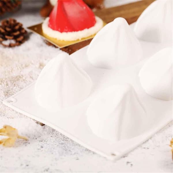 Julehat Kage Muffins Chokolade Bageform Dekoration, Hvid 2024