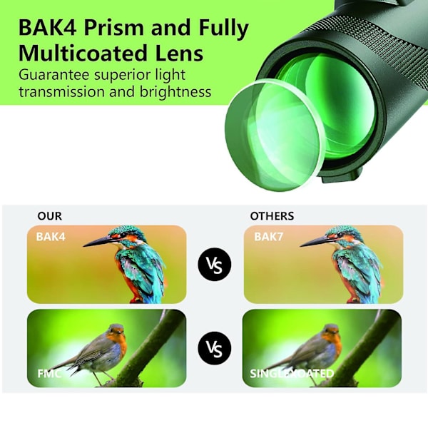 Kannettava 80x100 Super High Power Hd Night Vision Monocular Telesc