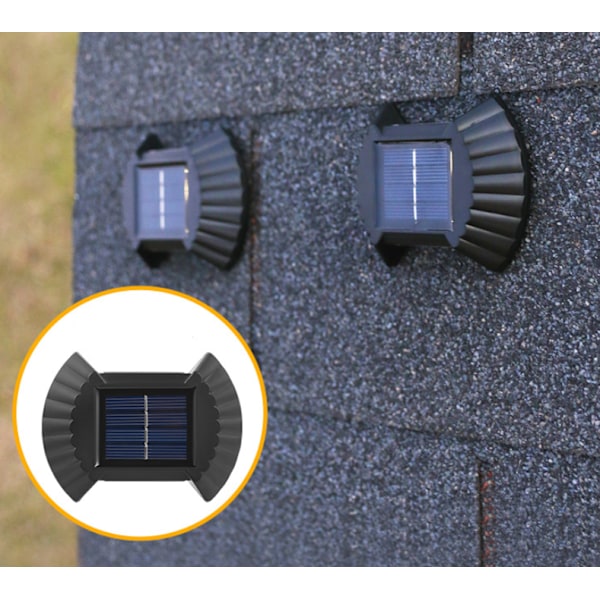 Solcellslampa Set med 4 Solcellslampor för Utomhusvägg IP65