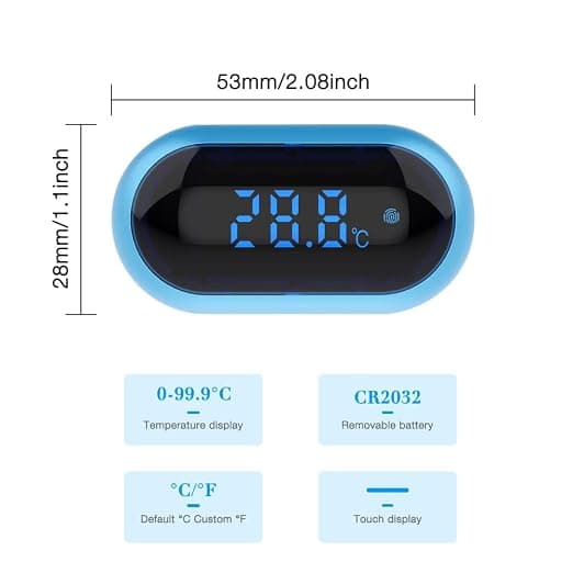 Akvarietermometer, Digital Akvarietermometer, för Fiskar