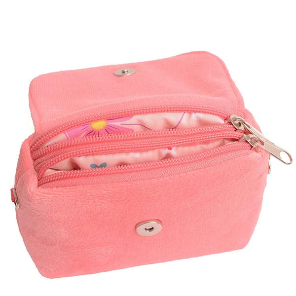 Tredimensionel blomster børnepose (pink), moderpose
