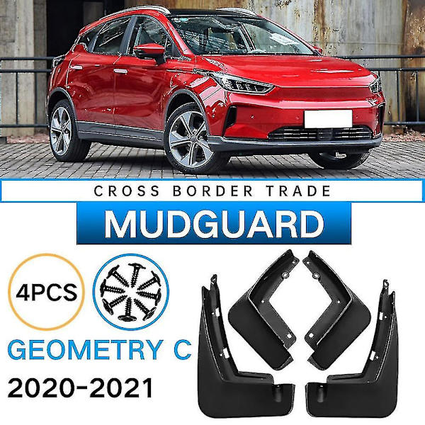 Bilskærme til Ely Ometry C 2020-2021 Stænkskærme Mud Flap Guard Splash Mud Biltilbehør