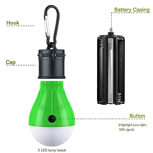 LED Teltslys - Campingudstyr, kompakte campinglys