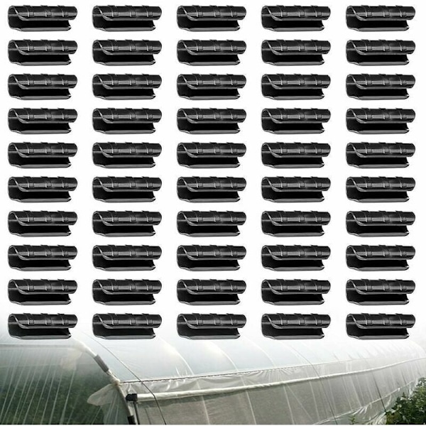 50 Pcs Greenhouse Pipe Tube Film Clip Clips Garden Buildings Plan