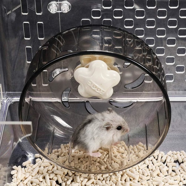 1 Tyst Hamsterhjul Roterande Hamster Mus Rörelsehjul