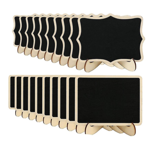 Mini Display Board, Chalk Board, Heminredning Dekoration (20 stycken)