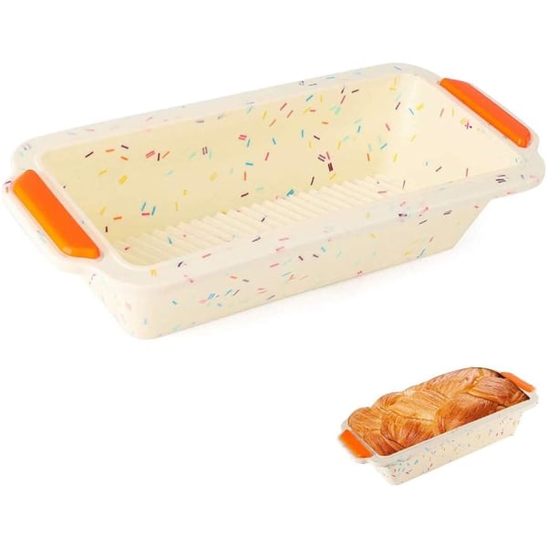 Silikon Brødform, 29*13*6cm Brød Baking Form, Rektangulær Brød Baking Form