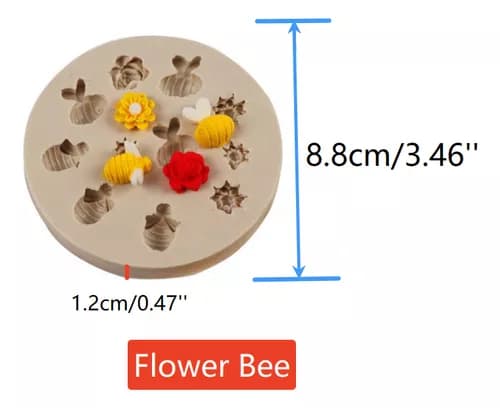 Honningkake Fondantkakeform (Blomsterbie)
