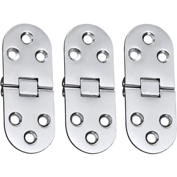 3PCS Legering Bordhengsler Rustfritt Stål Hengsler Folding Dør Klaff