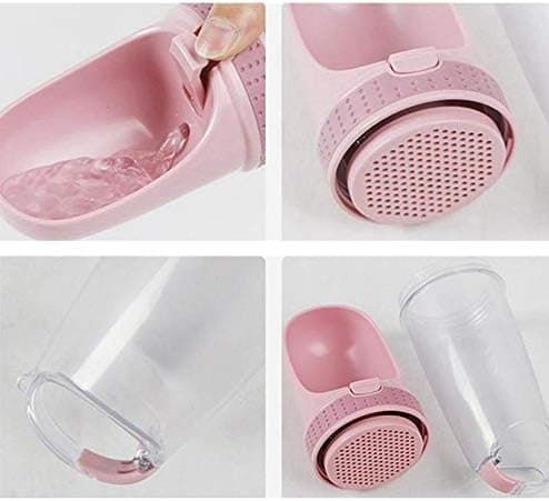 Vannflaske for hunder, 350 ml, flaske for hunder, vanndispenser