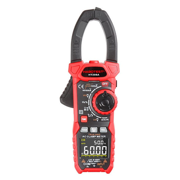 1000A AC/DC-tangmåler, professionel True-RMS-tangmåler, VFD,