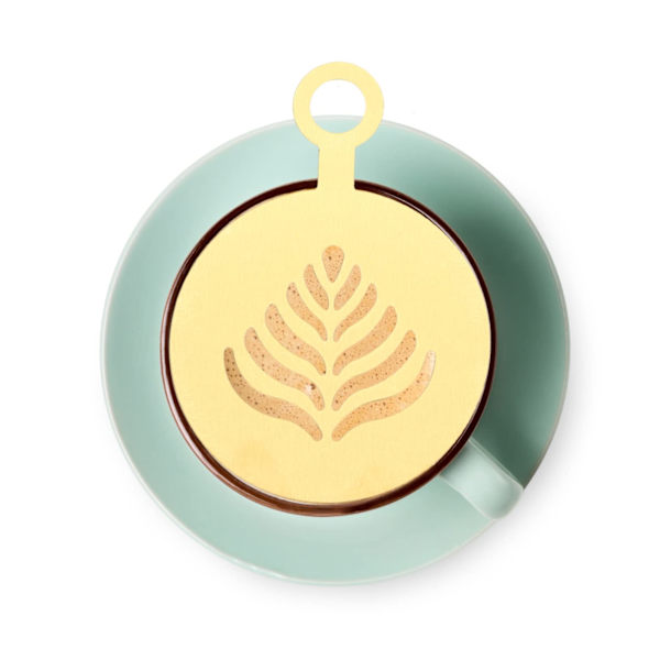 4 stk. kaffe latte form kaffe dekorationsskabelon