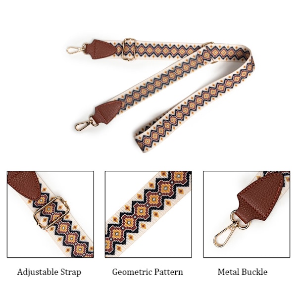 Premium Kompatibel Tote Bag for Kvinner Western Skuldervesker Boho Aztec Satchel Håndvesker