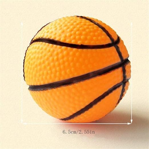 3-pack interaktiv hundleksak, pipande basketboll, hållbar