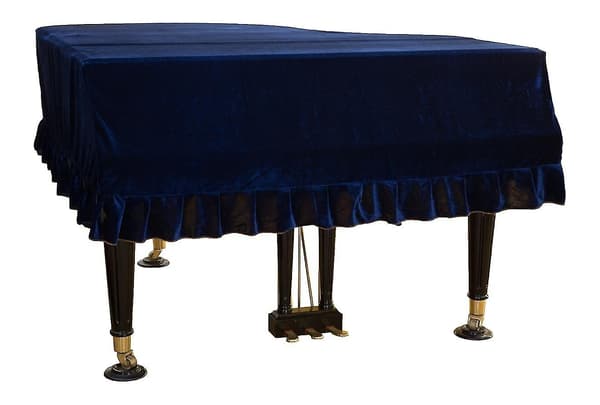 Rött Stort Pianostøvskydd (230CM)