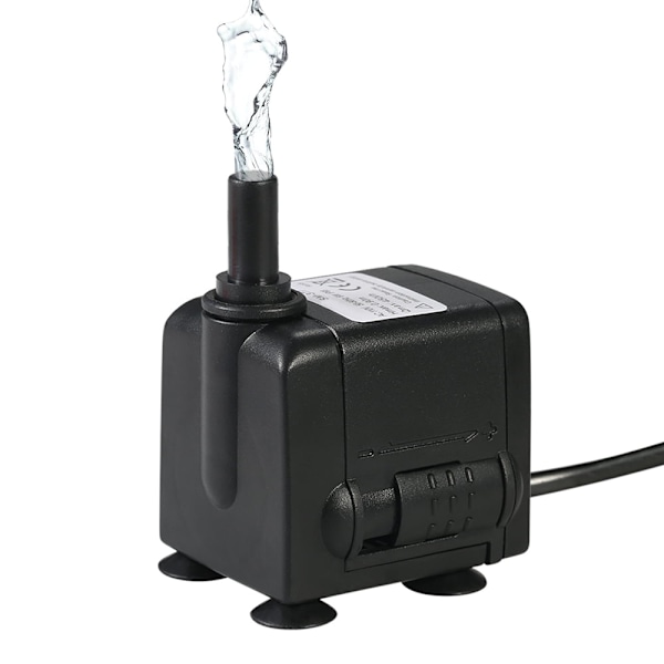 450L/H 6W Nedsänkbar Vattenpump för Akvarium Bordsskivor Fontäner